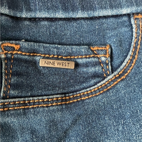 Nine West Women's Jeans Heidi Pull On Skinny Crop 6 - Picture 6 of 13